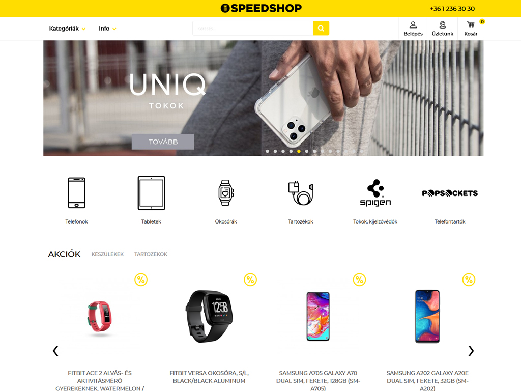 Speedshop webáruház